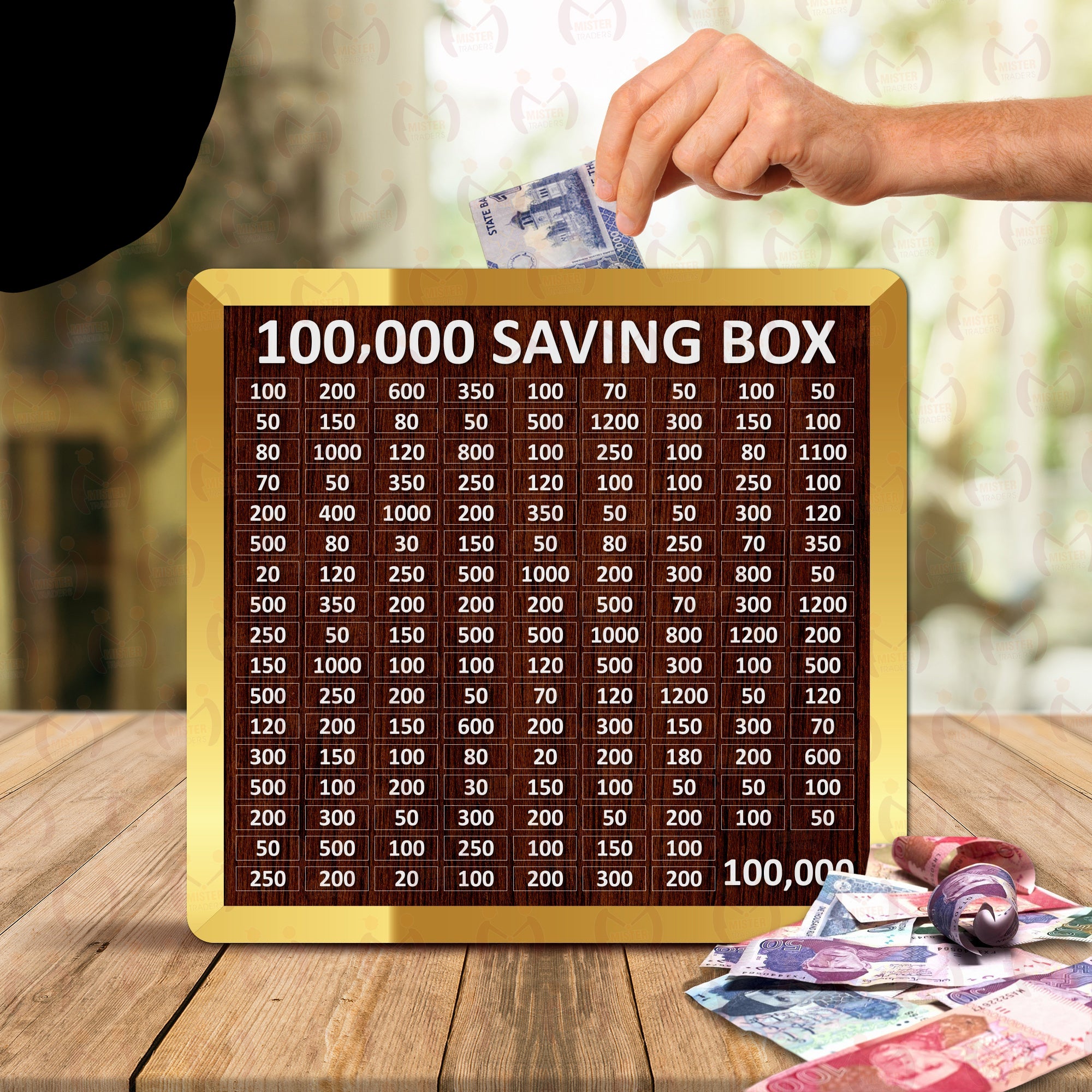 Hajj Saving Box – Acrylic/Wooden Money Box for Daily Savings | Islamic Goal Chart | Perfect Gift for Hajj, Umrah, Ramadan & Eid Wooden Money Box I Money Saving Box I Gift Box I Money Box I Umrah Box I Umrah Money Saving Box I Umrah Money Box I