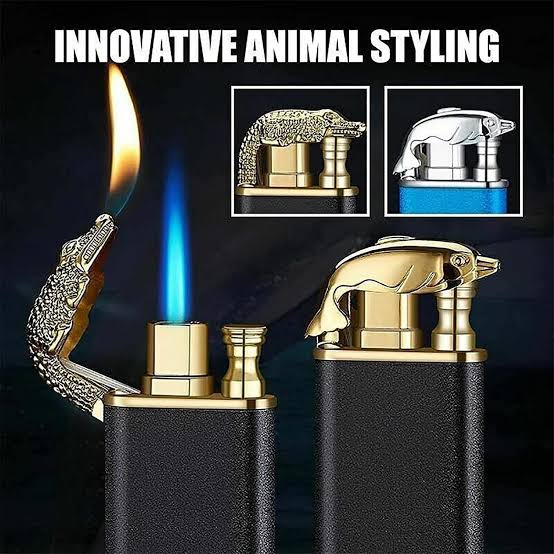 Crocodile Creative Double-Fire Lighter
