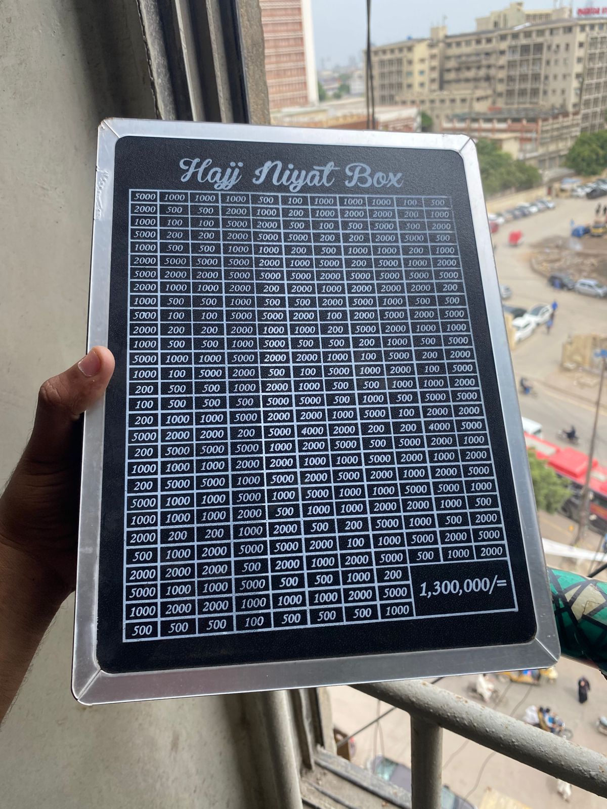 Hajj Saving Box – Acrylic/Wooden Money Box for Daily Savings | Islamic Goal Chart | Perfect Gift for Hajj, Umrah, Ramadan & Eid Wooden Money Box I Money Saving Box I Gift Box I Money Box I Umrah Box I Umrah Money Saving Box I Umrah Money Box I