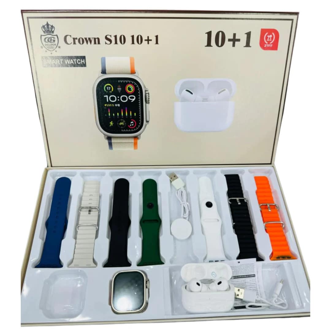Watch ultra crown S100 10in1  | Falak Store